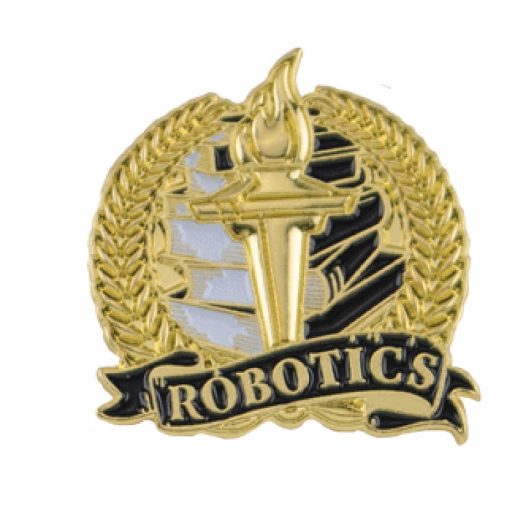 Academic Lapel Pin- Robotics (1-1/8")