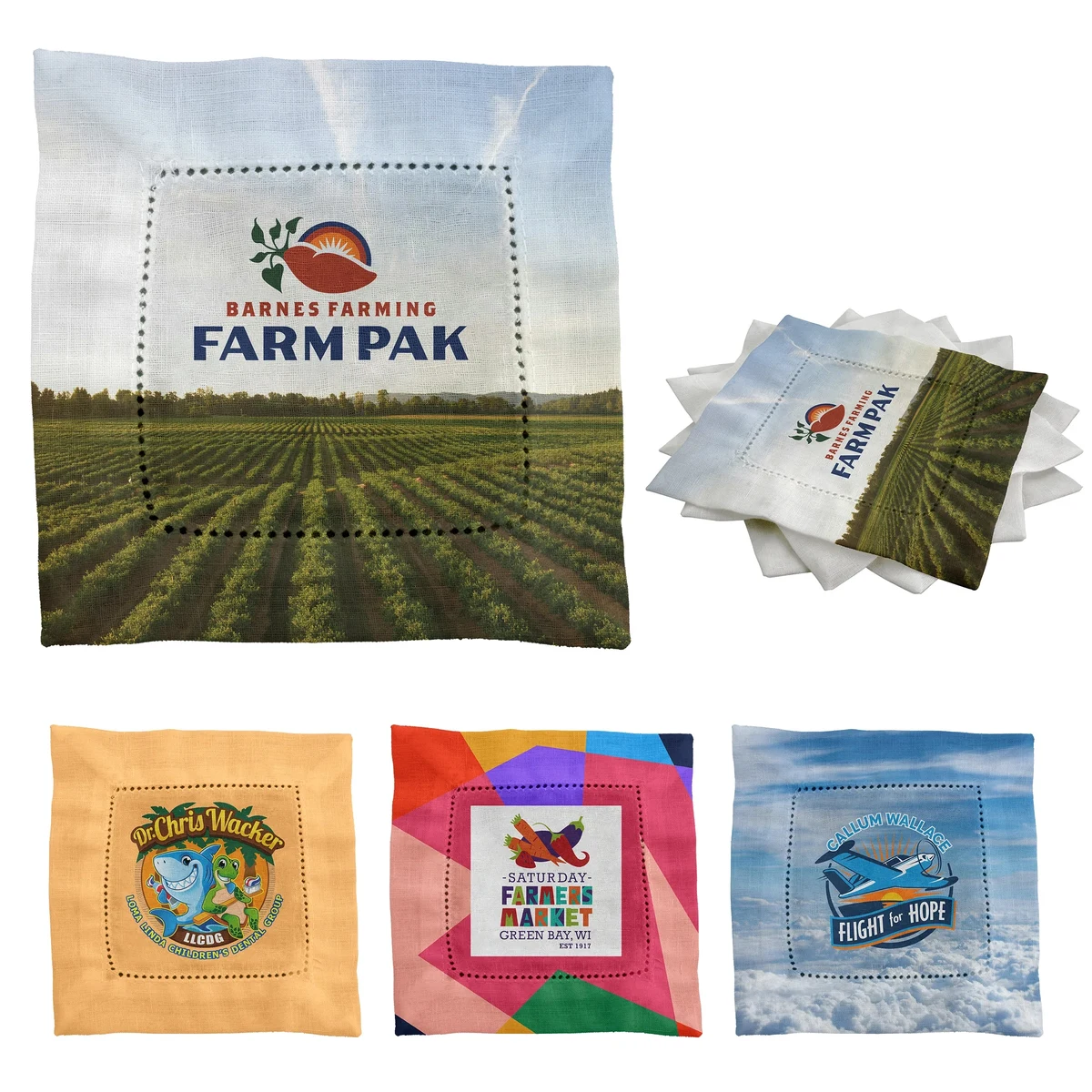 Full Color Fabric Napkin 1