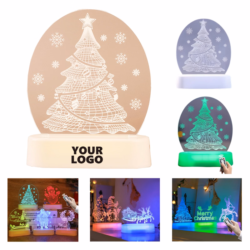 Color Christmas LED Night Light