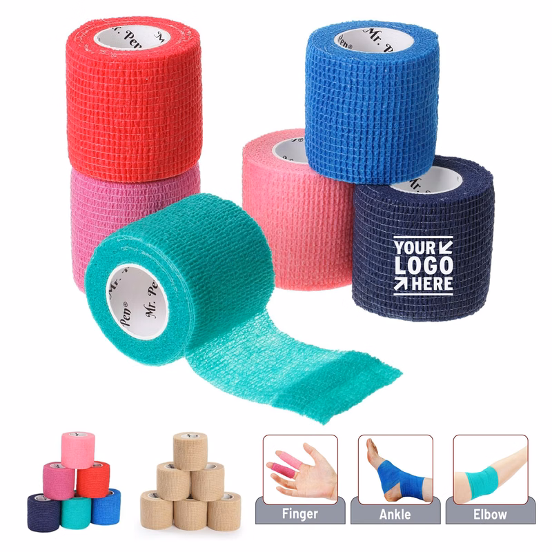 2" x 5 Yards Elastic Self Adhesive Medical Bandage Wrap 