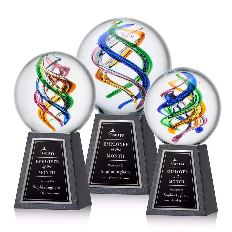 Galileo Award on Tall Marble Base