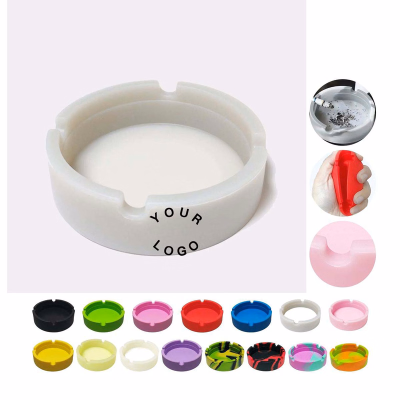 Silicone Ashtray for Indoor and Outdoor Use
