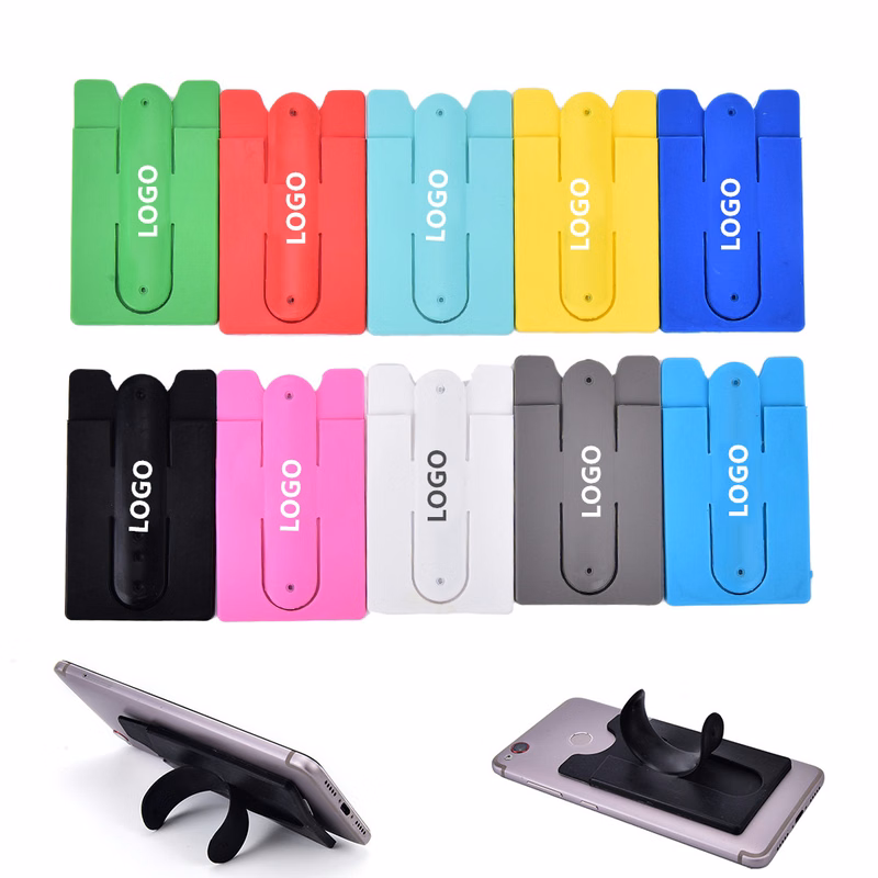Soft Silicone Smartphone Stand card holder