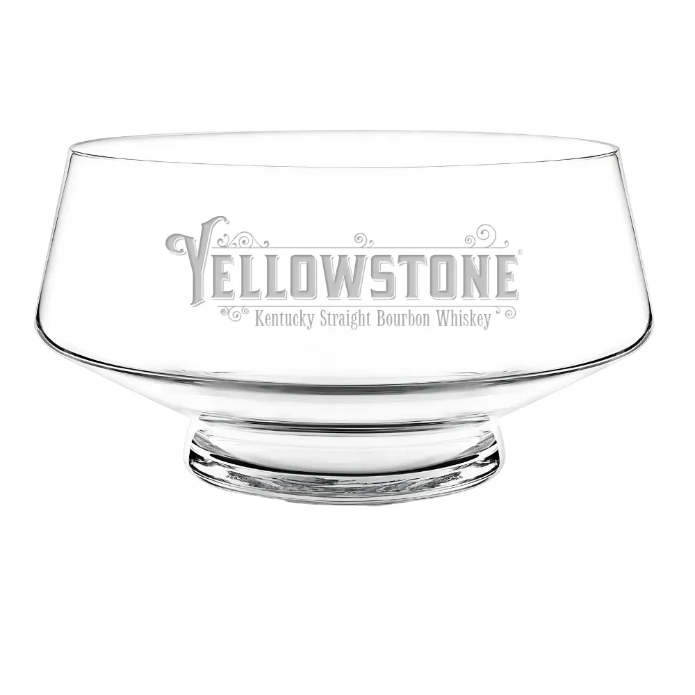 2.5Gal Footed Glass Punch Bowl 1