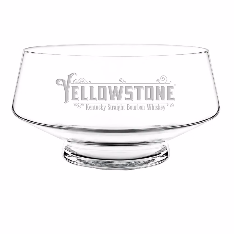 2.5Gal Footed Glass Punch Bowl