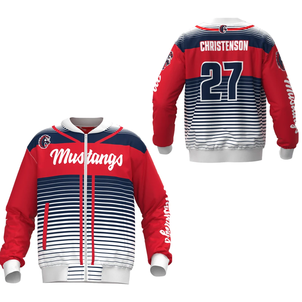 Men's Ribbed Collar Bomber Jacket 1