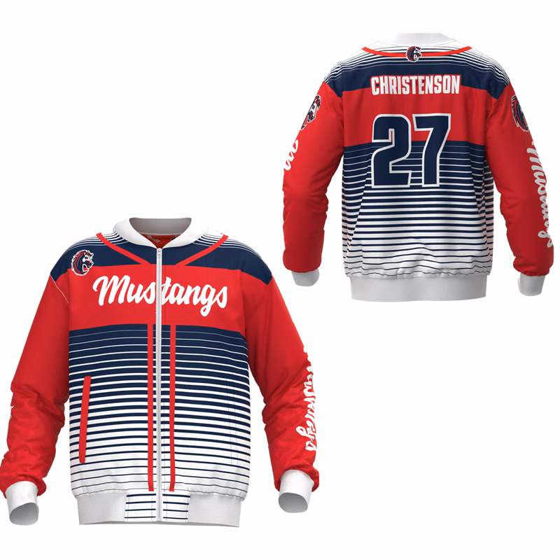 Men's Ribbed Collar Bomber Jacket
