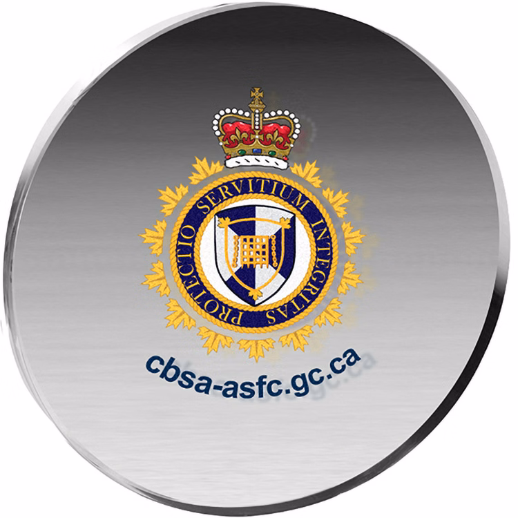 Clear Circle Paperweight 3/8" Acrylic (4" dia.) Full Colour PhotoImage