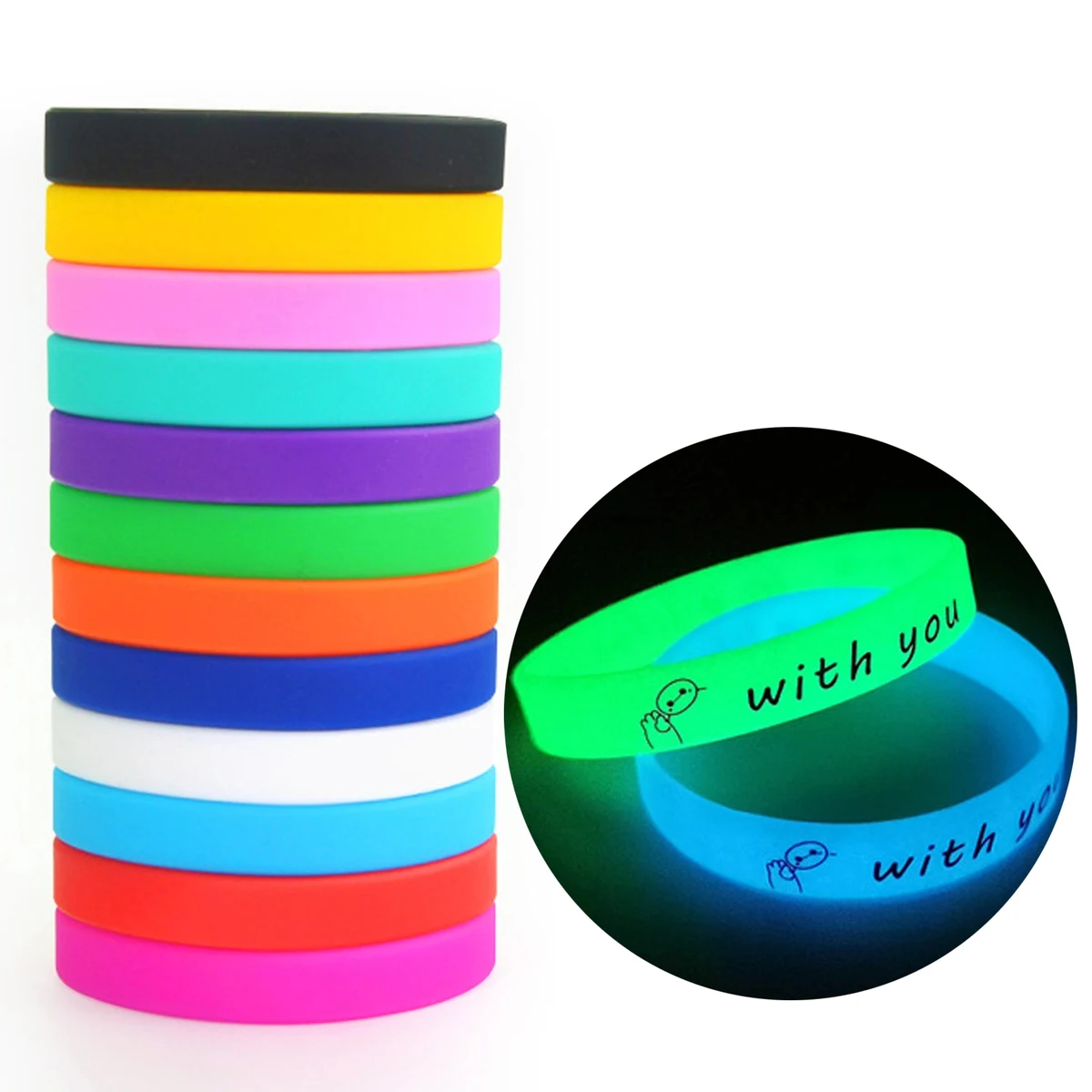Luminous Silicone Sports Wrist Band 1
