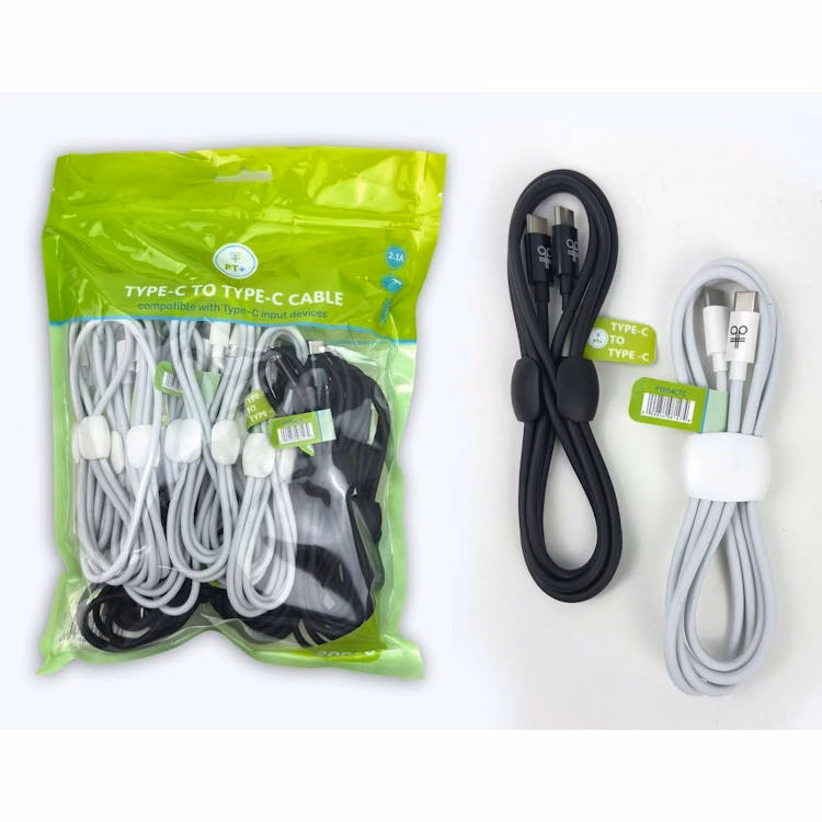 Type-C To Type-C Cables Assorted Colors