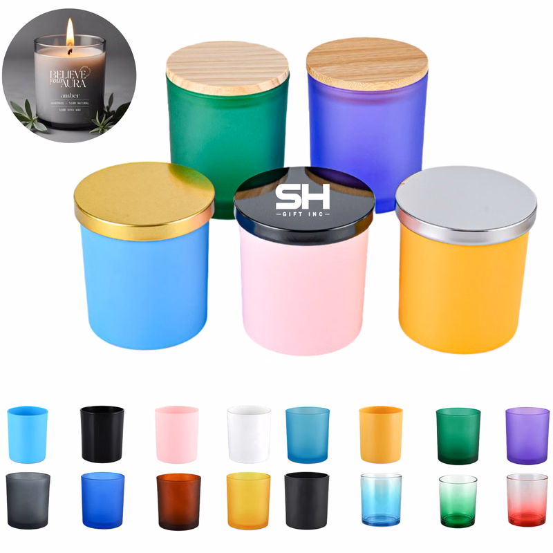 Glass Candle Jar With Lid