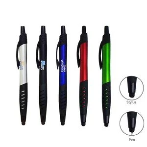 Black Blue Double Sided Silver Pen 1