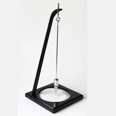 15" Sand Pendulum Black Finished Wood Base and Stand 1