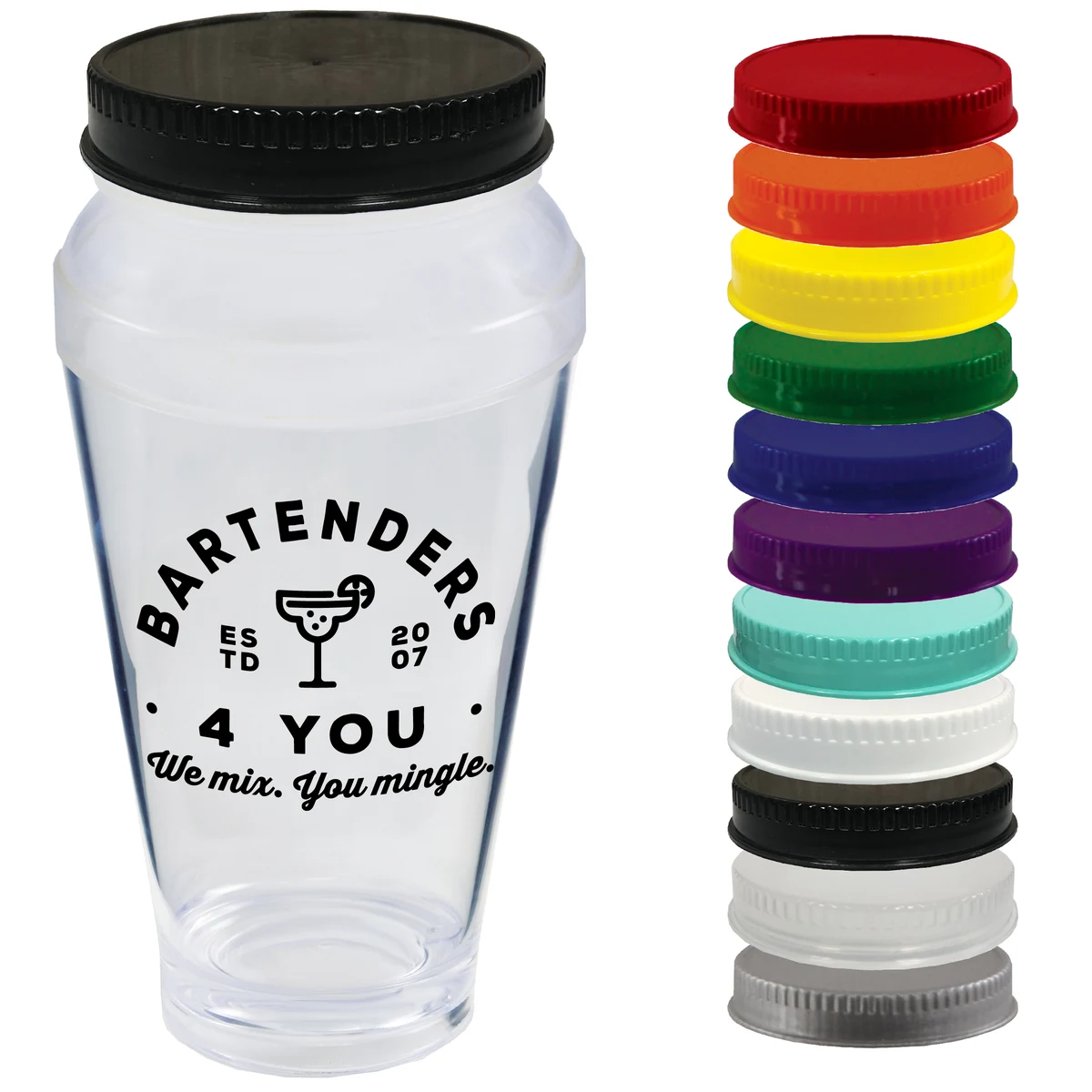 14oz Plastic 2Go Bottle 1