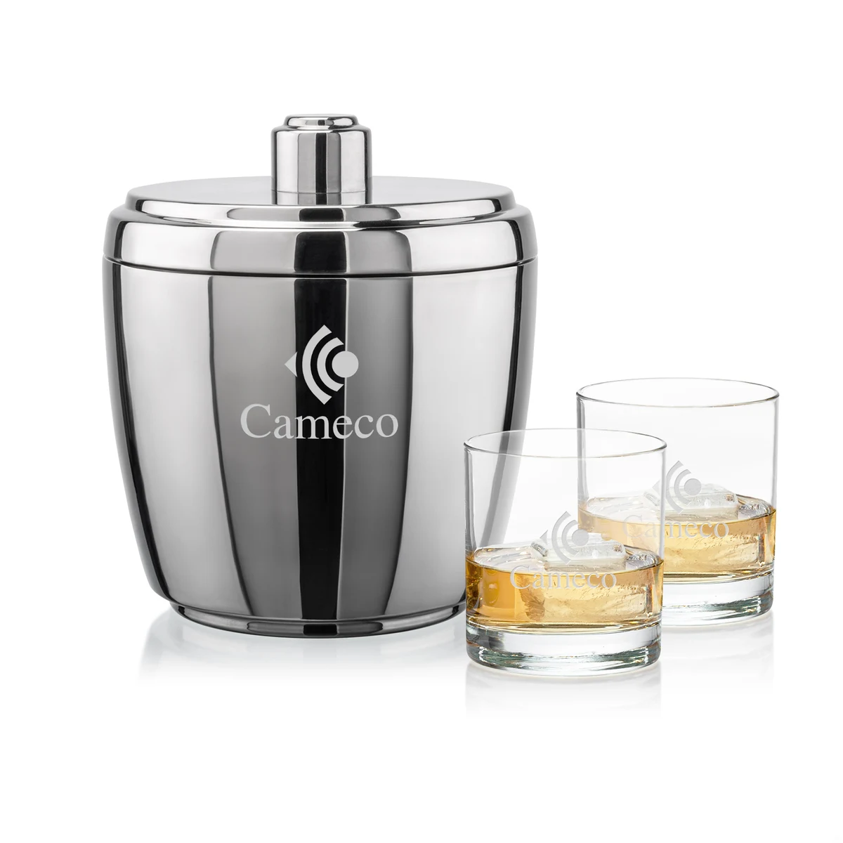 Pescara Ice Bucket & Aristocrat On-the-Rocks Set 1