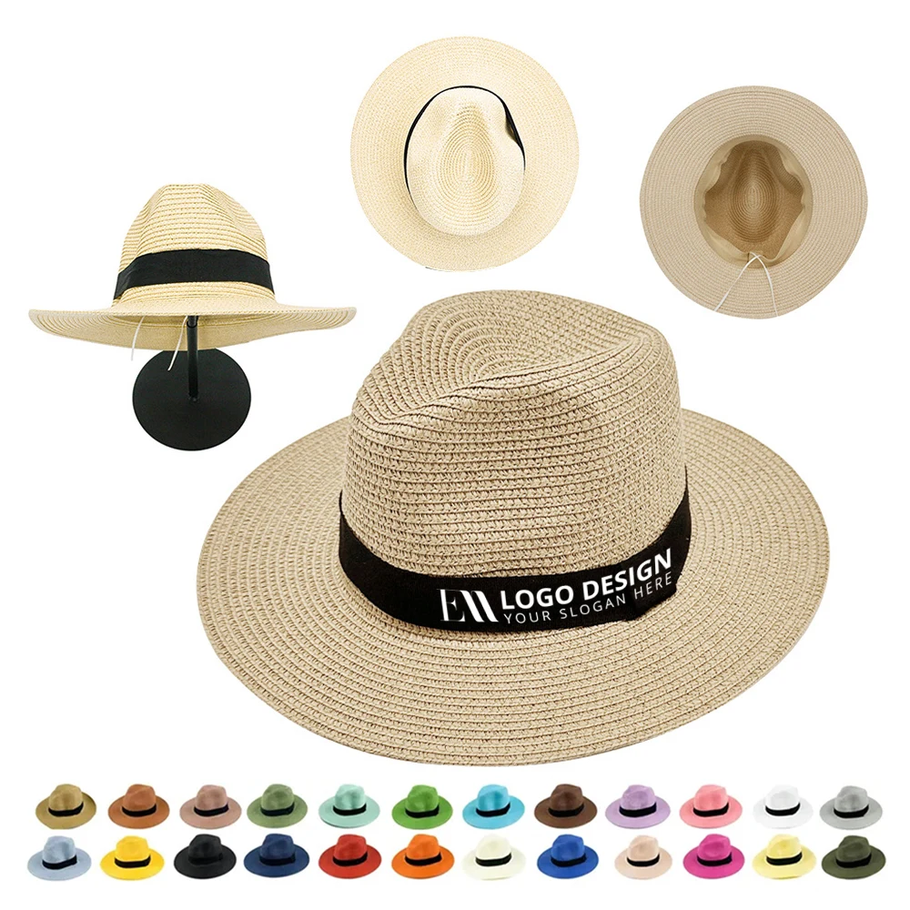 Wide Brim Straw Sun Breathable Summer Hat 1