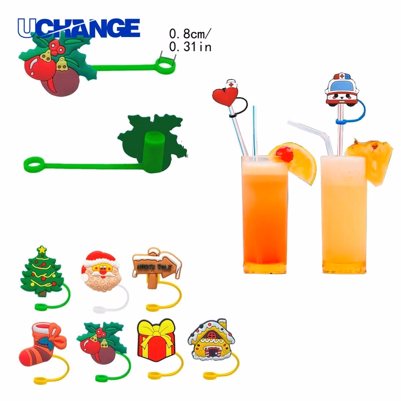 Customized Straw Topper Set for Parties