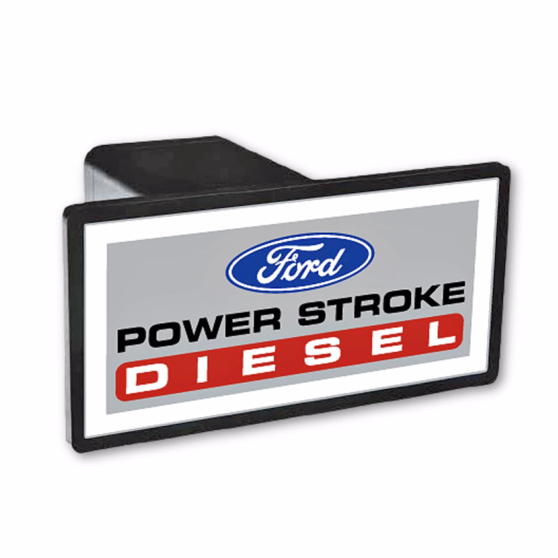 5 1/4" x 2 5/8" Rectangle Hitch Cover, Full Color Laminated Decal