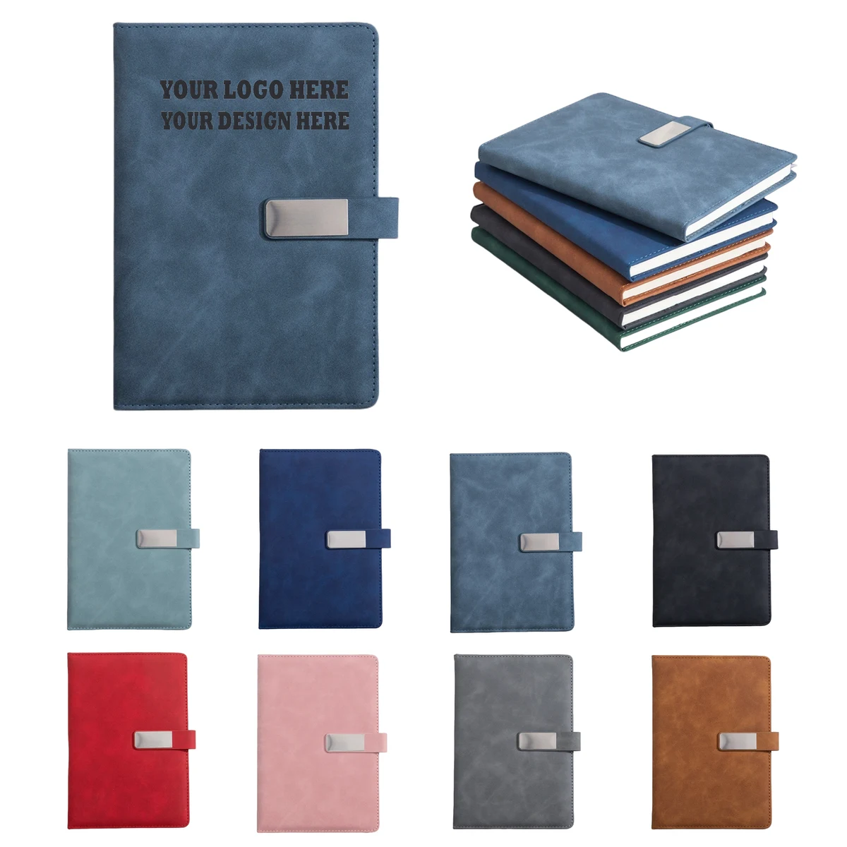 Faux Leather Business Notebook 1