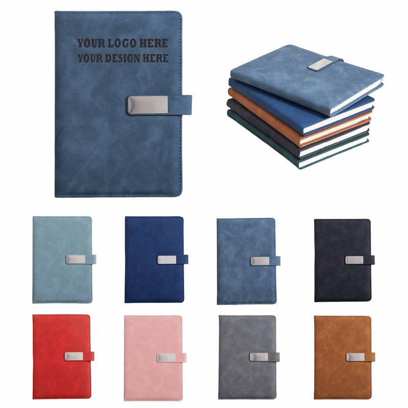Faux Leather Business Notebook