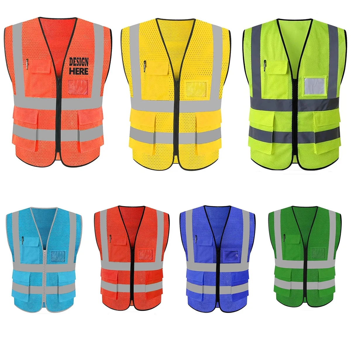 Safety High Visibility Reflective Vest 1