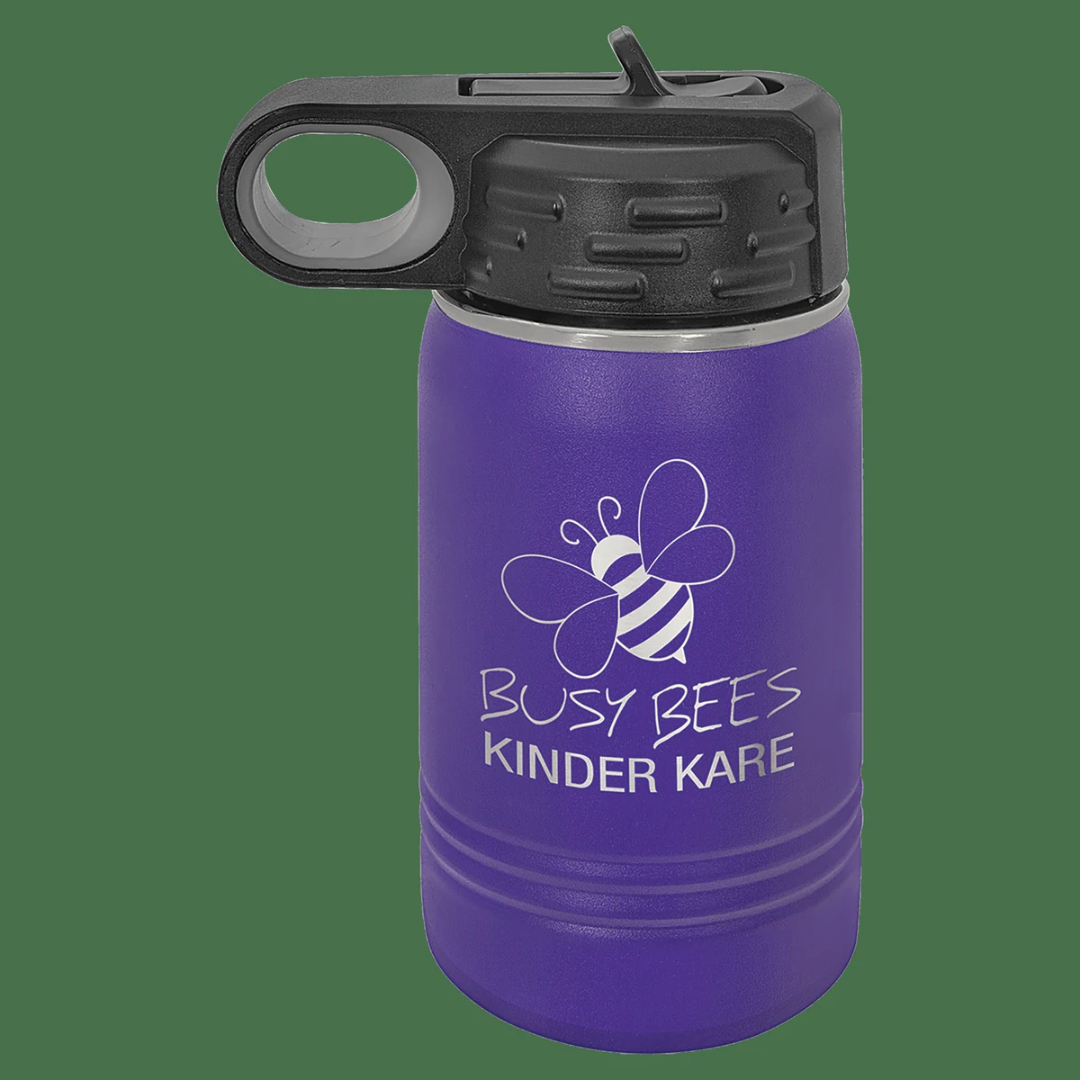 12 oz. Purple Laser Engraved Polar Camel Water Bottles 1