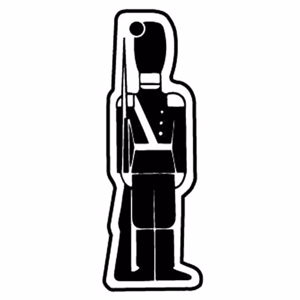 Soldier Key Tag - Spot Color