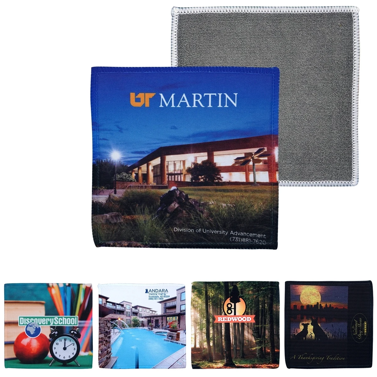 5 x 5 Terry Full Color Cleaning Cloth 1