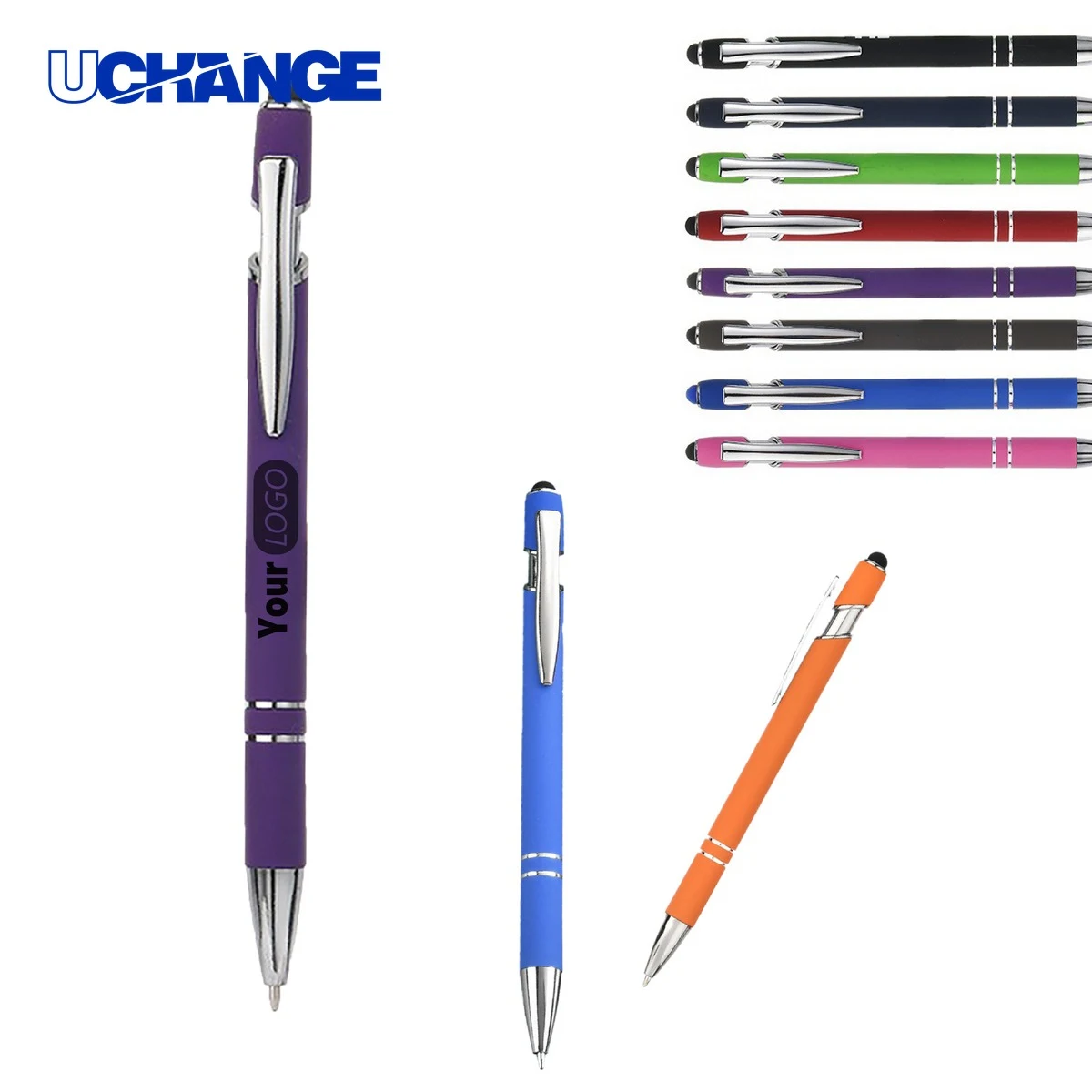 Large Capacity Quick Dry Ballpoint Pen, custom pen with logo imprint 1
