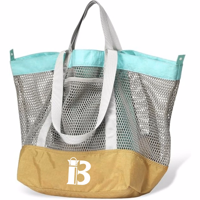 Large Capacity Foldable Nylon Mesh Tote Bag