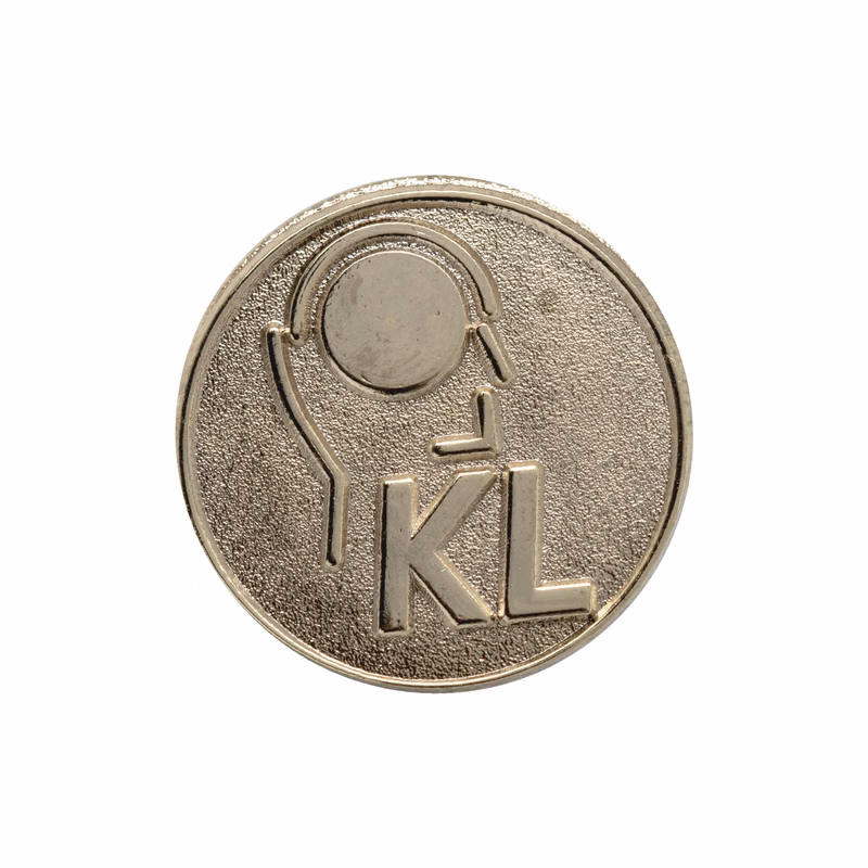 3/4" Die Struck Metal Lapel Pin