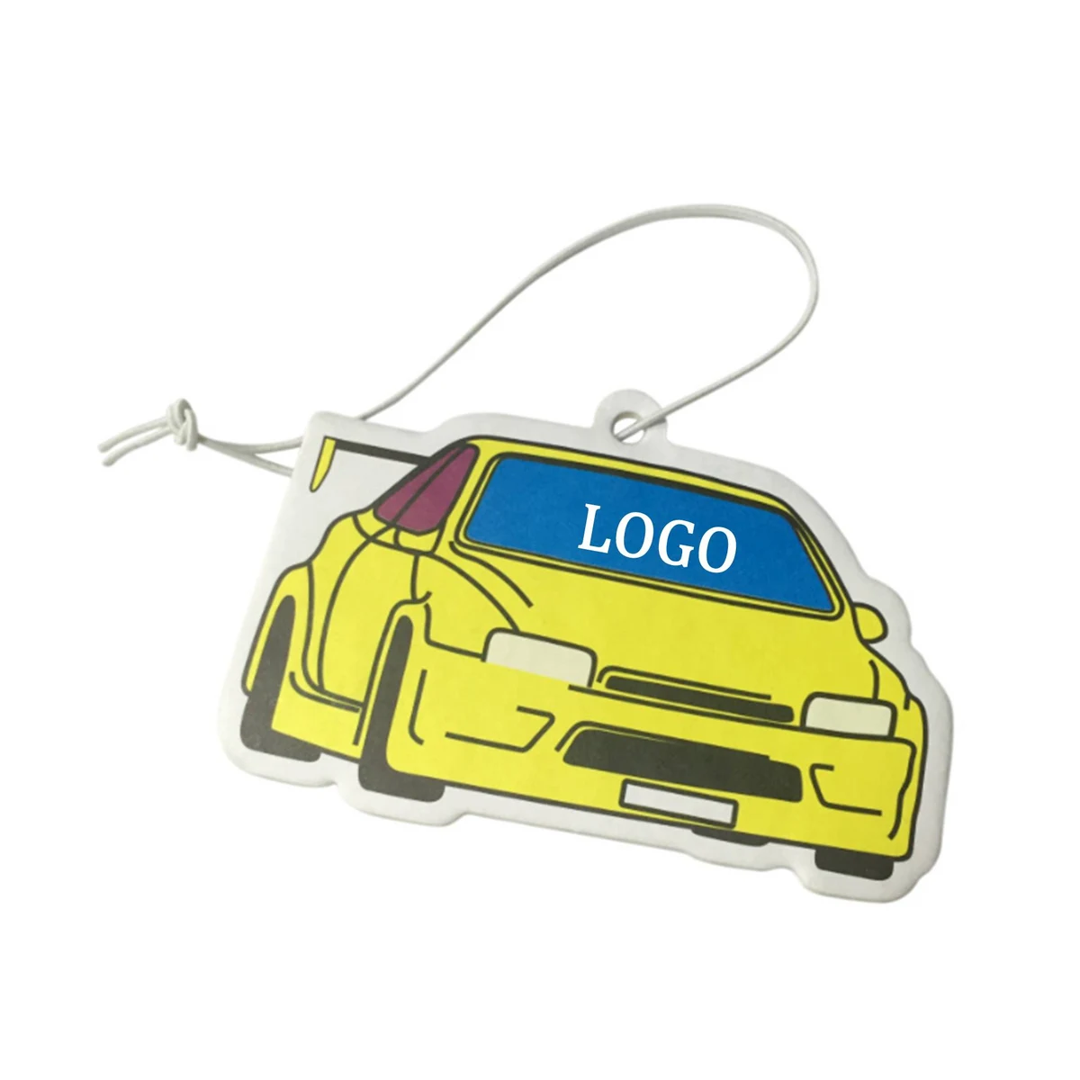 Car Shape Paper Air Freshener Tag 1
