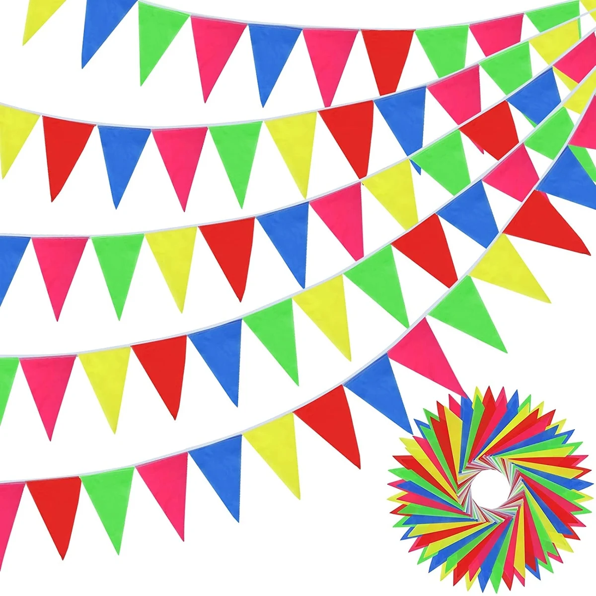 Colorful Pennant Flags Banner 1