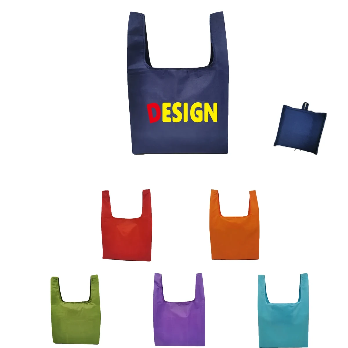 Foldable Waterproof Polyester Shopping Bag 1