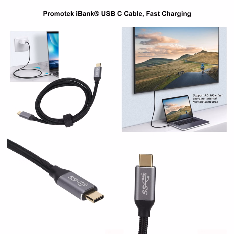 iBank ® USB-C to USB-C Charging Data Cable, High Quality Nylon Thread