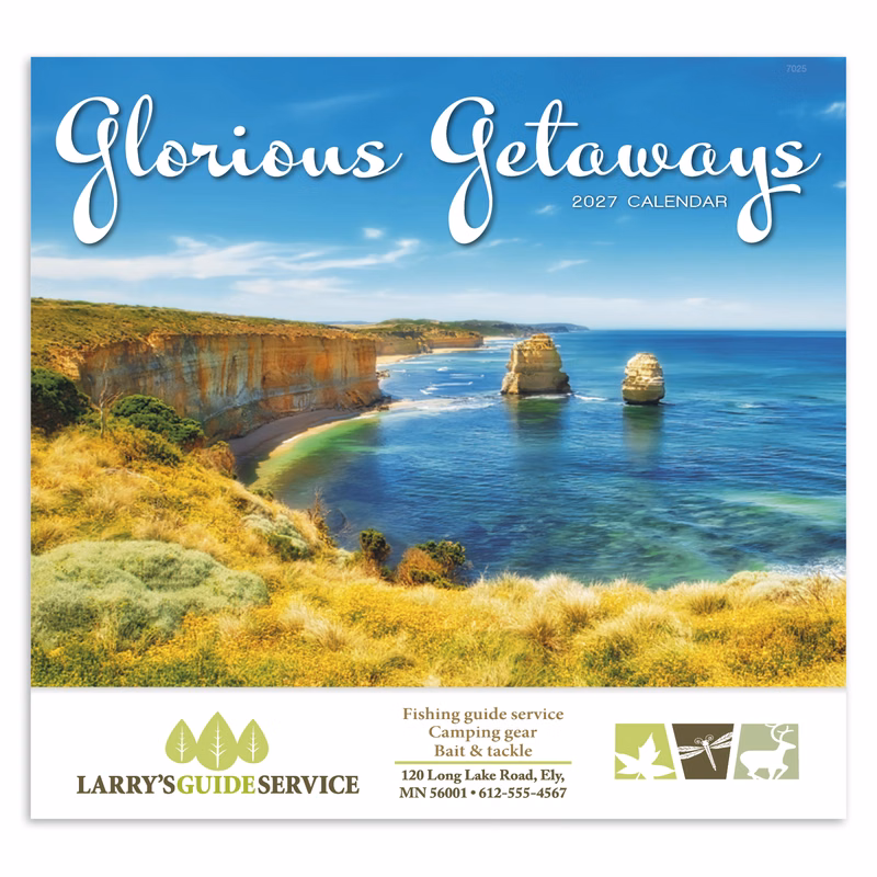 Good Value™ Glorious Getaways - Stapled Calendar