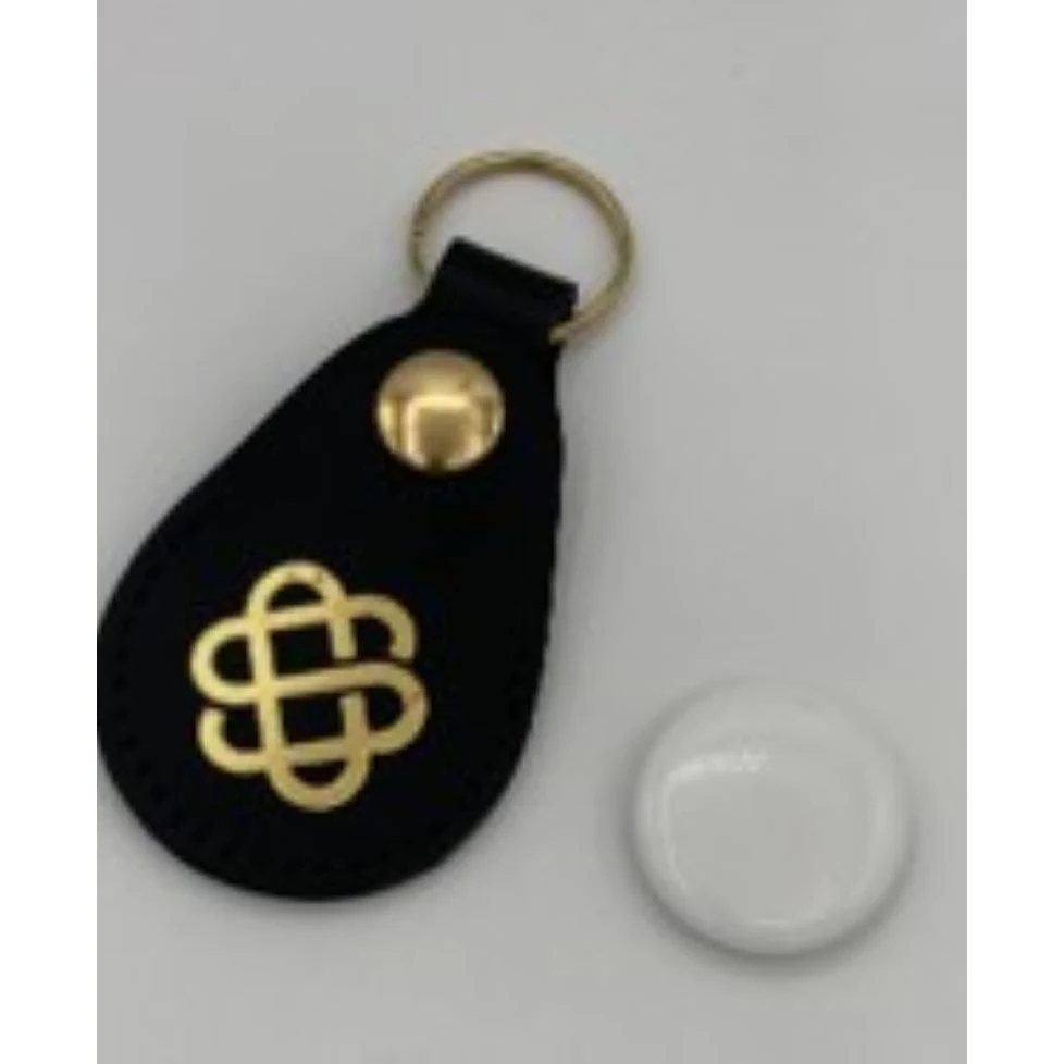 Genuine Leather Tracker Holder Keychain 1