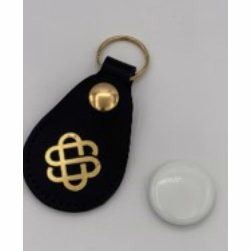 Genuine Leather Tracker Holder Keychain