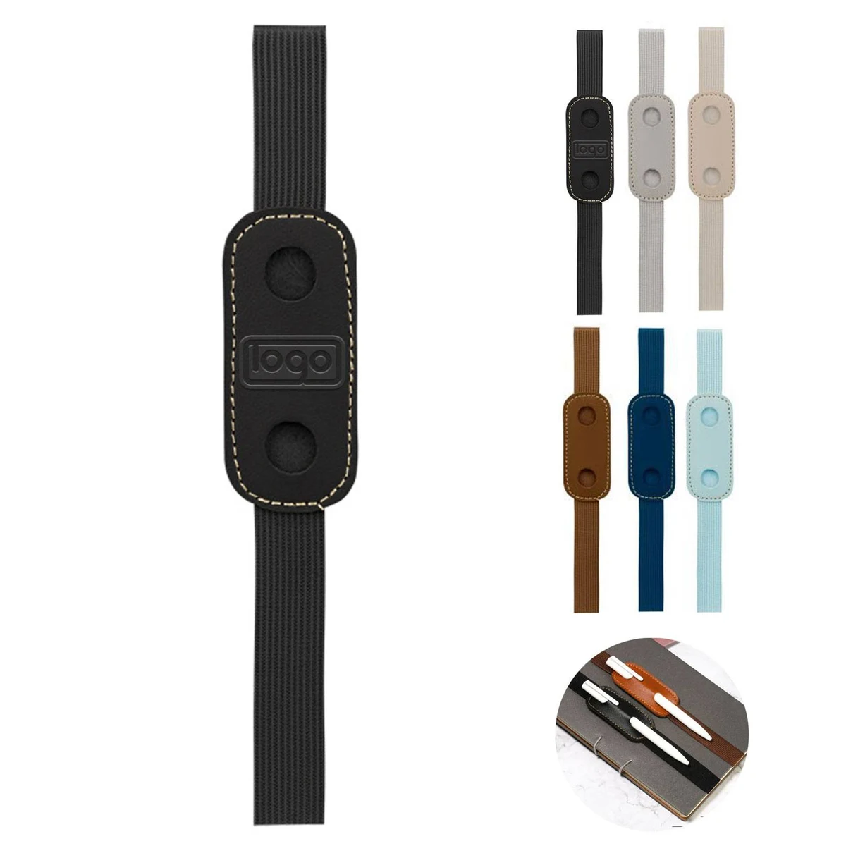 Notebooks Adjustable Elastic Band Pen Holder 1