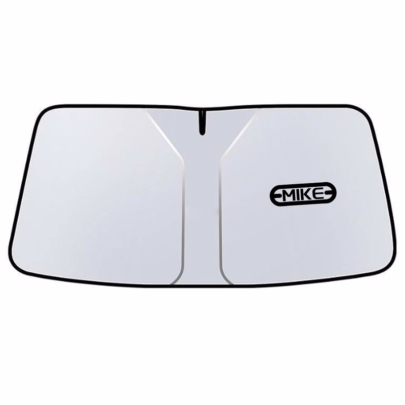 Heat insulating shade windshield visor in the car