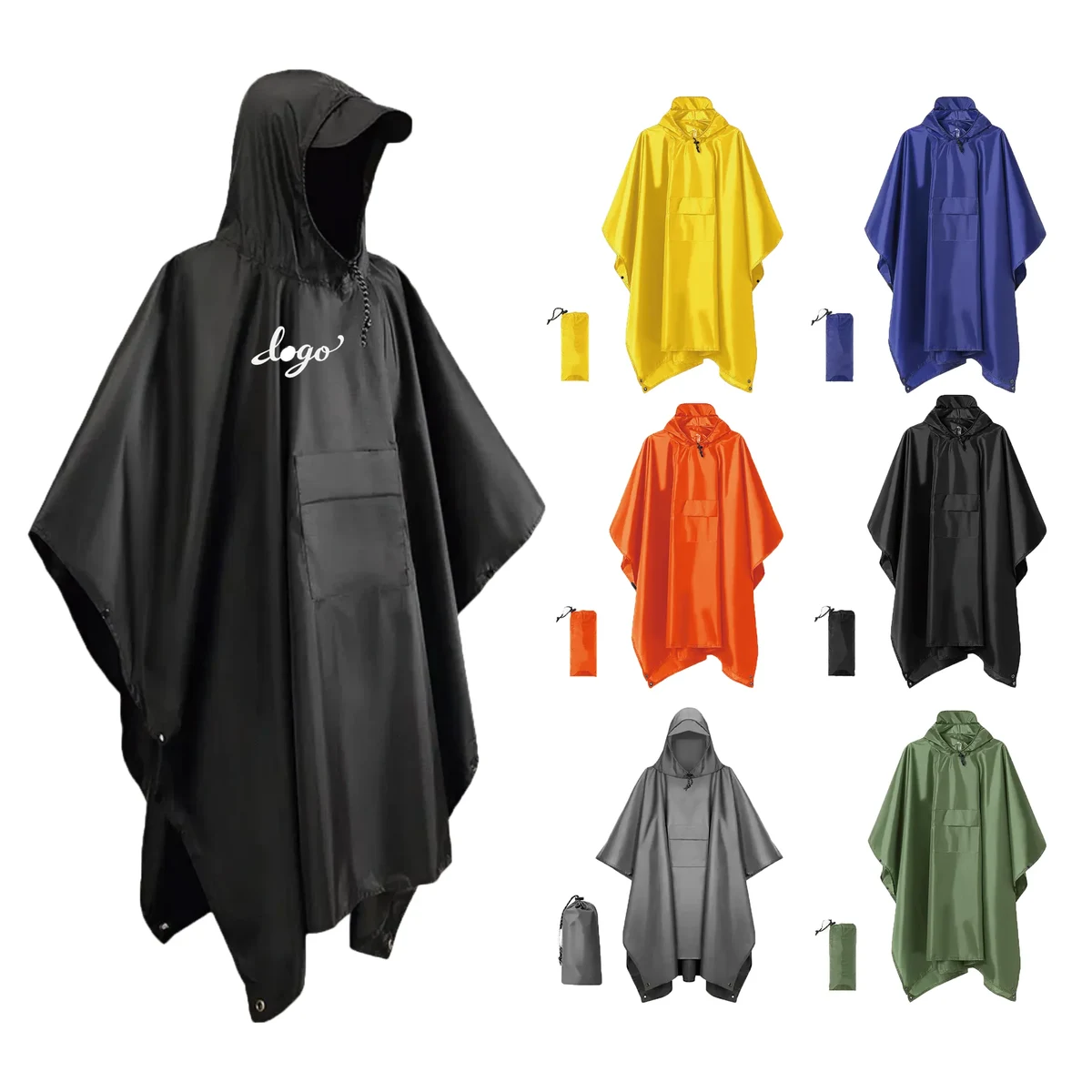 Outdoor Multi-Function Poncho Raincoat 1