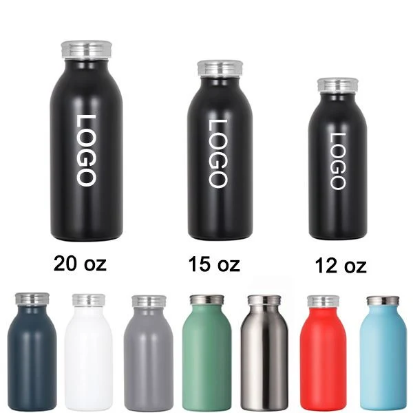 12 oz Stainless Steel Vacuum Milk Bottle 1