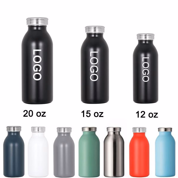 12 oz Stainless Steel Vacuum Milk Bottle