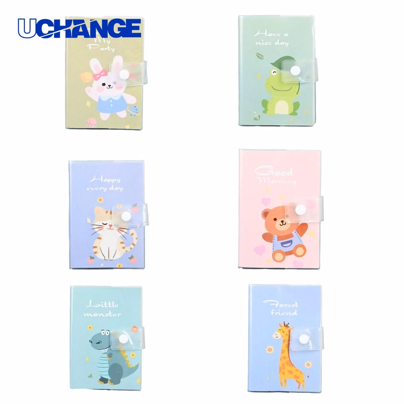 A5 PVC Waterproof Sleeve Button Notebook Journal