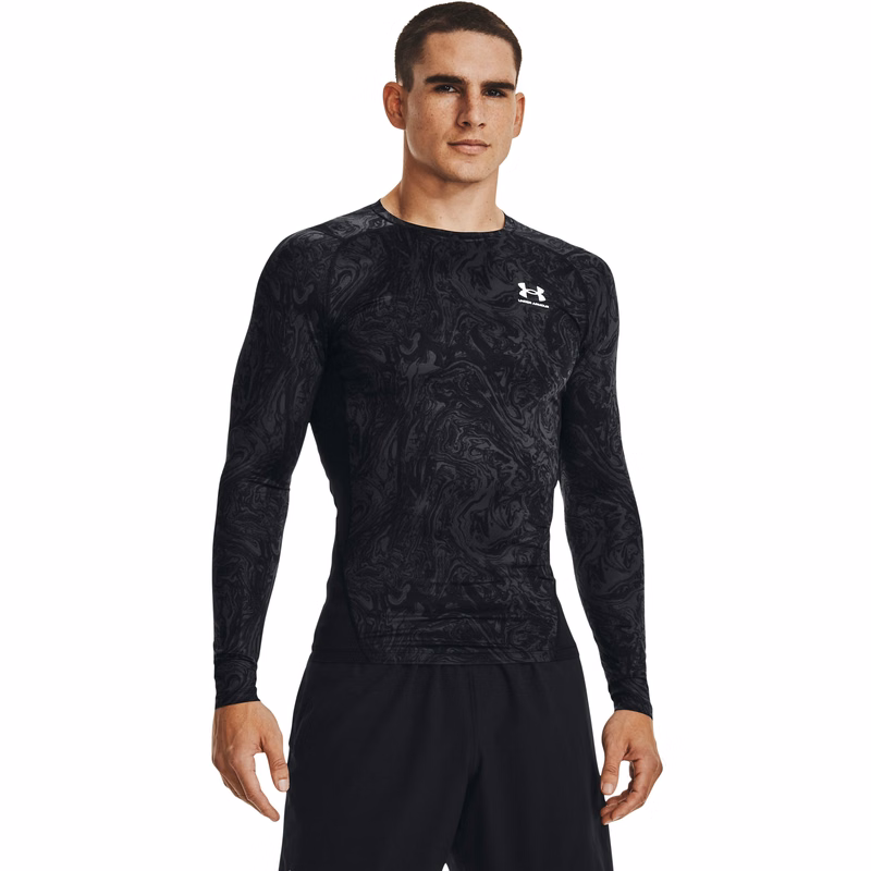 HeatGear Printed Men's Compression Long Sleeve