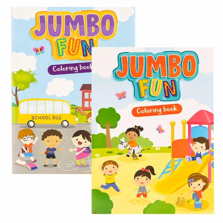 Fun Coloring & Activity Books - Jumbo