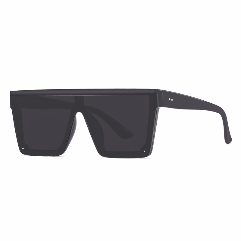 Retro Square Shape Oversized Sunglasses