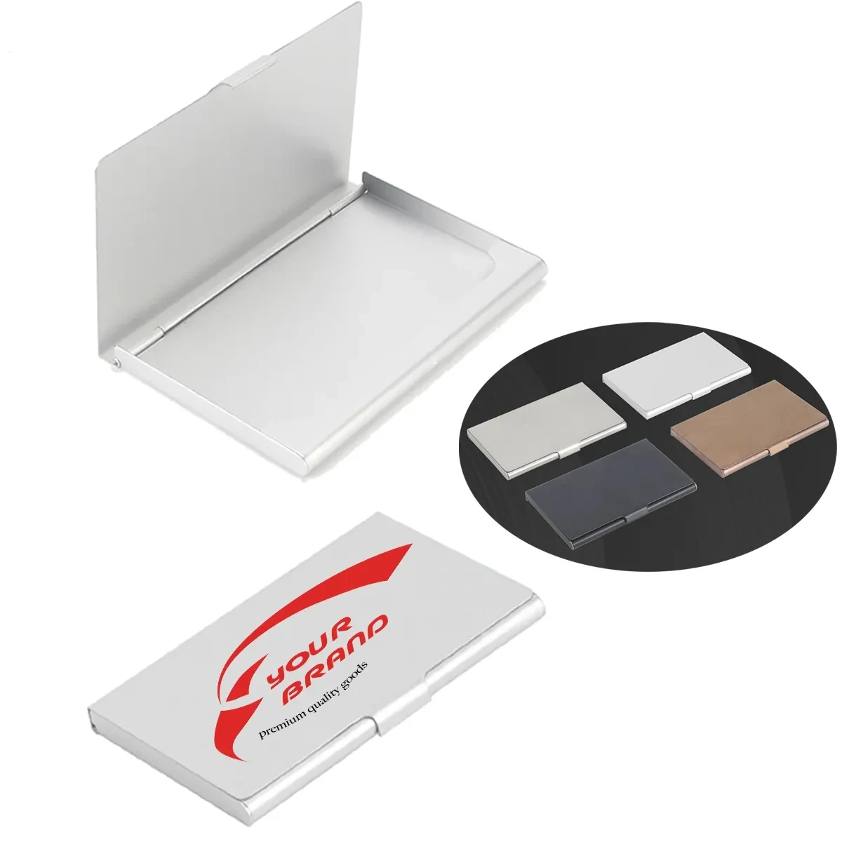 Aluminum Business Folder Credit Card Box Holder Unisex 1
