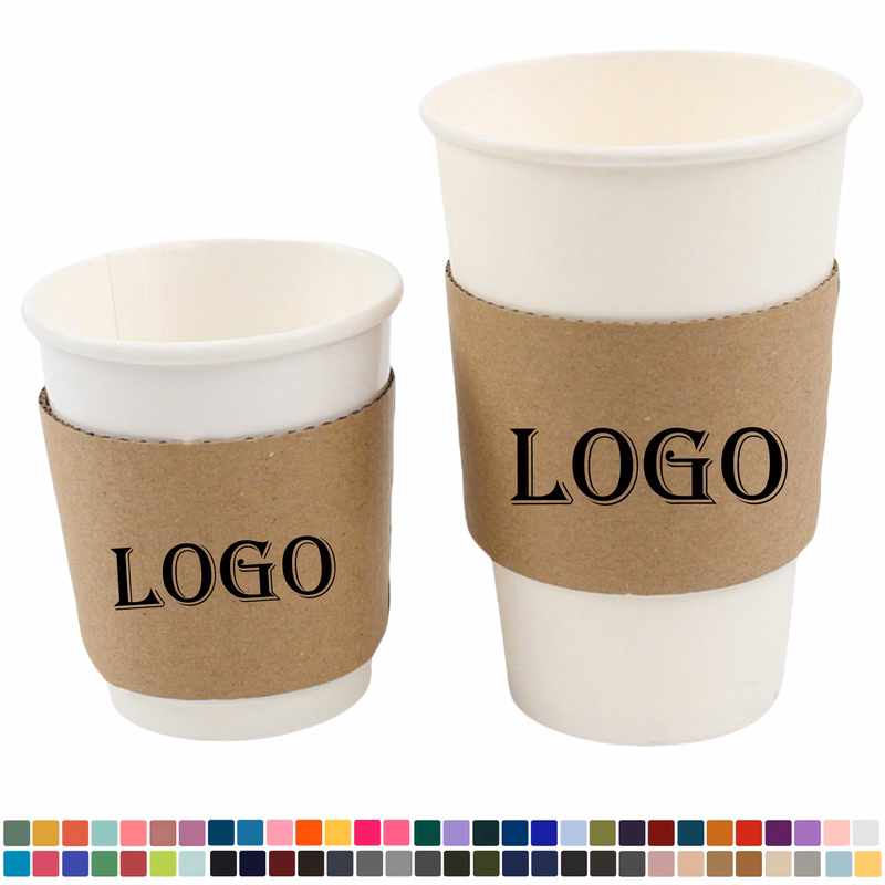 Corrugated Coffee Cup Sleeves MOQ300