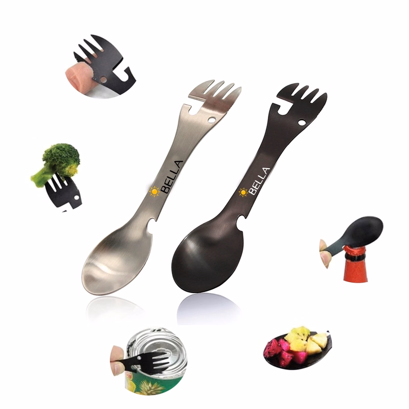 Camping Fork & Spoon - 5 In 1 Multi-Function